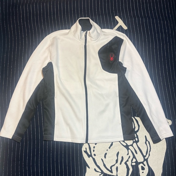 White Spyder full zip sweater - Picture 1 of 3